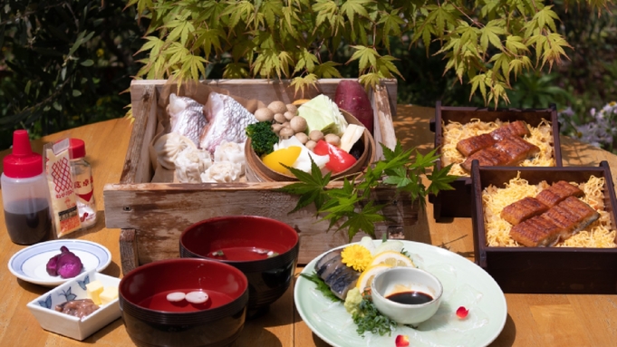 ◆夕食のみ/連休◆　鉄輪名物”地獄蒸しBOXプラン”　〜地元旬食材を温泉蒸気で旨味凝縮〜